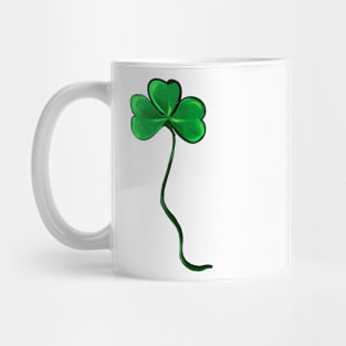 The best Irish gift ideas 2024 Clover green three leaf clovers shamrock Mug